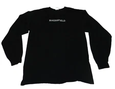 VTG HOT LEATHERS BIKERSFIELD IT'S ALL GOOD BAKERSFIELD,CA LONG SLEEVE SHIRT BLK