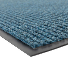 Slate Blue 4' x 6' Carpeted Entrance Mat for Home or Office - 109 Brush Step
