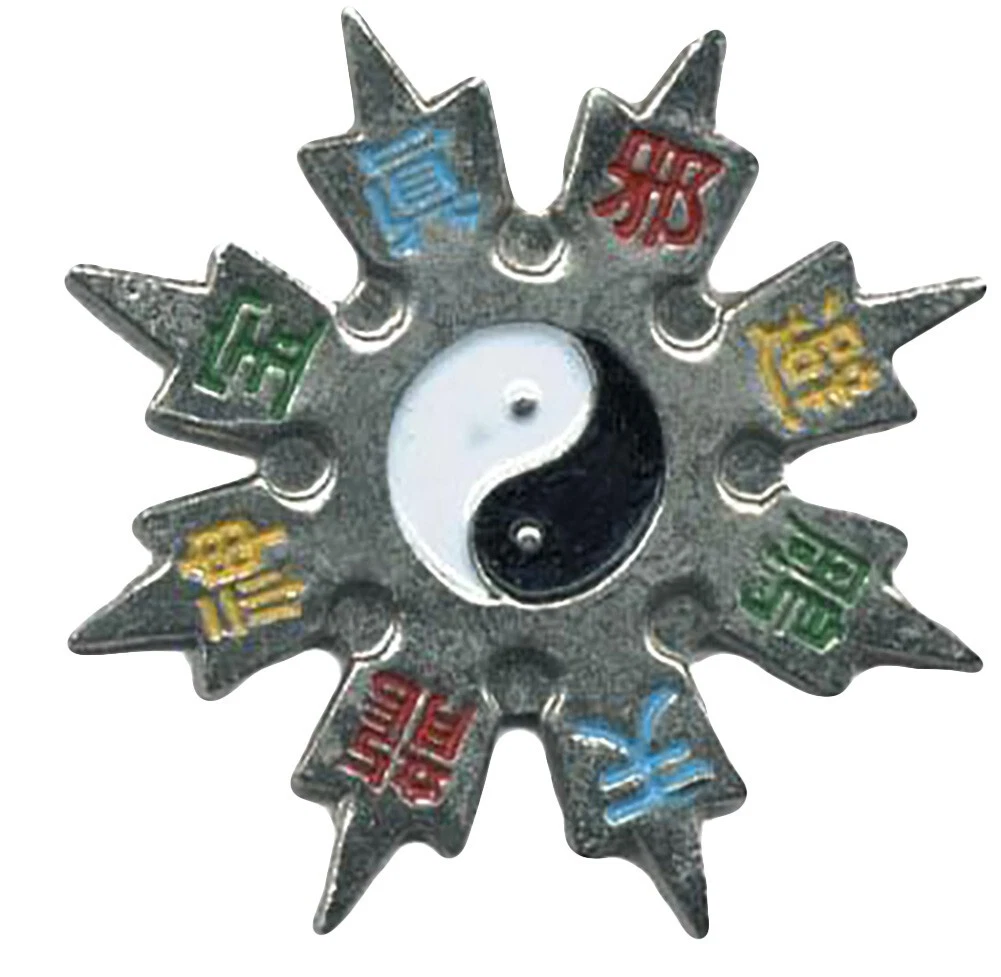 Pack of 50 Throwing Star Bike Motorcycle Hat Cap Lapel Pin HP1559