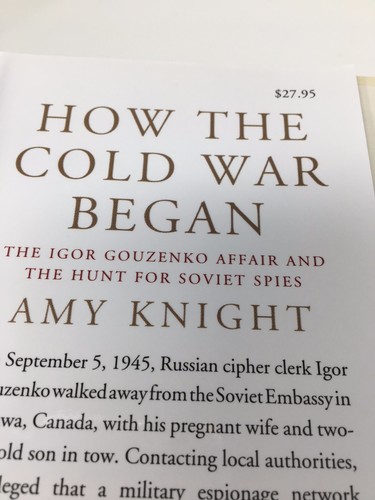 AMY KNIGHT How the Cold War Began, Igor Gouzenko Affair 1st/1st HB/DJ - Picture 2 of 3