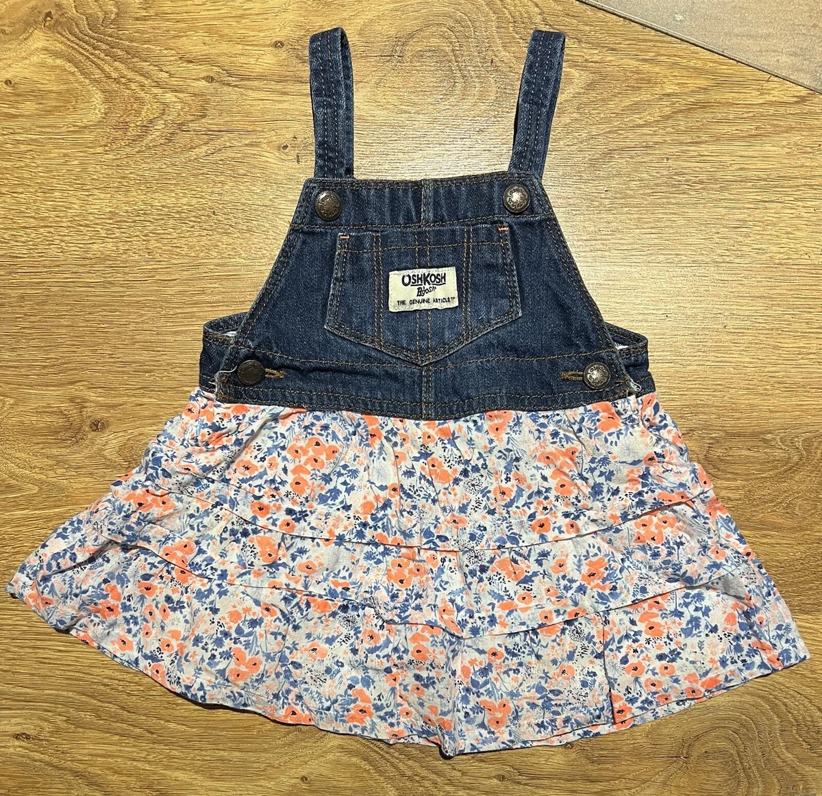 Floral hotsell denim overalls