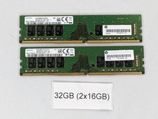 Samsung M378A2K43CB1-CTD 32GB 2x16GB 2Rx8 PC4-2666V DDR4 Desktop Memory