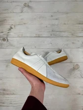 GAT BW Sport Army Trainer Bundeswehr Shoes Leather Sneakers Men's US 14 White