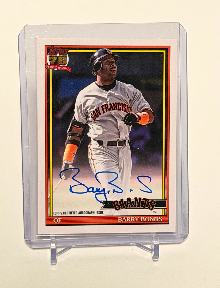 Major Leagues Barry Bonds (MLB) Baseball Autographed Sports