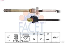 Abgastemperatursensor 22.0209 FACET für MERCEDES-BENZ R-KLASSE M-KLASSE G-KLASSE
