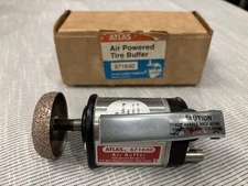 ATLAS 671640 Air Powered Tire Buffer – Vintage NOS w/ Box & Manual – Pneumatic