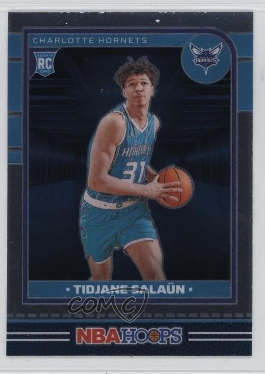 2024-25 Panini NBA Hoops Rookies Premium Tidjane Salaun Tidjane Salaün #236 18fx