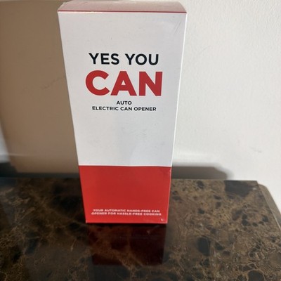 Brand New Kitchen Mama Yes You Can One-Touch Electric Can Opener WHITE