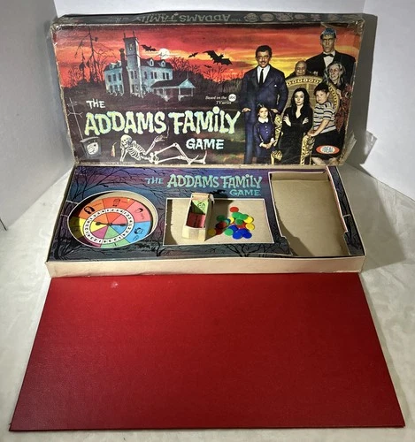 Addams Family Board Game Ideal 1964 Vintage Incomplete