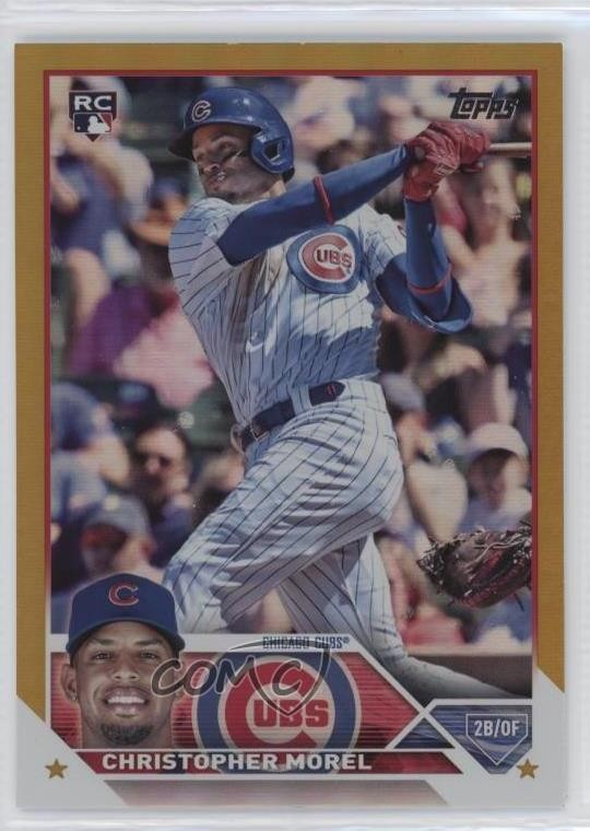 2023 Topps Series 1 Gold Foil Christopher Morel #308 fm0