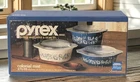 PYREX Colonial Mist 470-95 3-piece Bake, Serve & Store Set NEW/SEALED BOX