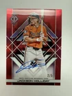 2025 Topps Transcendent Collection Jackson Holliday Icons Autograph Red 2/5 SSP