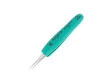 Excelta 3C-SA-PI-ET Tweezers, 2-Star, Straight, Very Fine Point, Anti-Mag. SS,