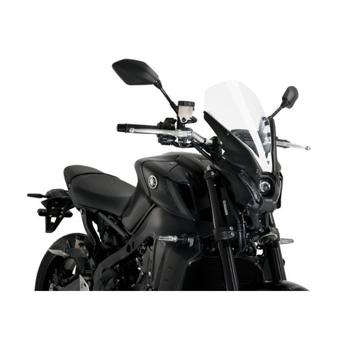 PUIG PARE - BRISE NAKED N.G. TOURING POUR YAMAHA MT-09 21-23 TRANSPARENT - Photo 1/1