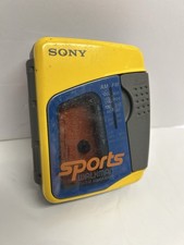 SONY Walkman WM-FS398 Cassette Player  AM/FM Radio New Belt  Works  READ 