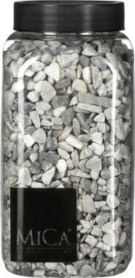 Mica Deko Steine hellgrau 650 ml   Dekosteine & Dekosand