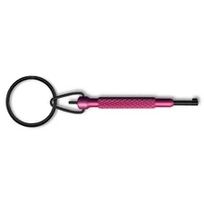Zak Tool ZT10-PNK Aluminum Police Correction Handcuff Key w/ Swivel Ring, Pink
