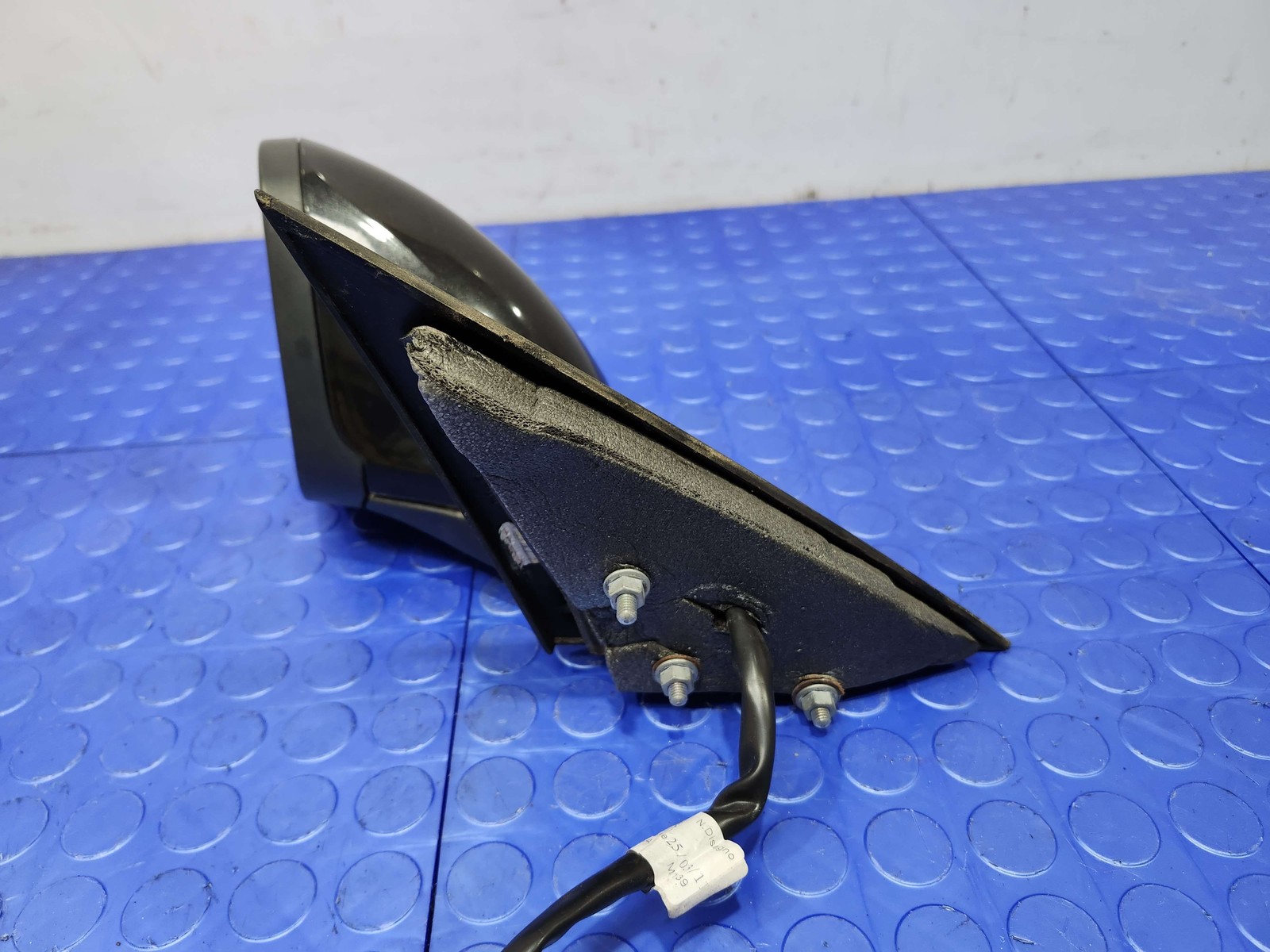 08-12 Maserati Quattroporte Side Door Mirror Left Driver Side Black OEM