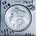 1903 P BU GEM MORGAN SILVER DOLLAR UNC MS+++ U.S. MINT RARE KEY COIN 6921