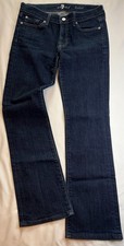 Seven7 Bootcut Jeans Women Size 28 Dark Wash Stretch Dinim