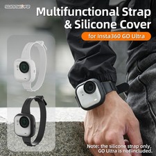 Adjustable Hand Wrist Band Strap Silicone Cover For Insta360 GO Ultra Camera