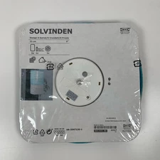 IKEA SOLVINDEN 9"  Solar Power LED Hanging Outdoor Lantern White Blue NEW Sealed