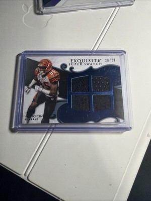2008 UD Exquisite Super Watch Chad Ocho Cinco /200 Quad Patch