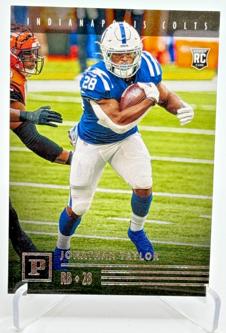 Jonathan Taylor 2020 Panini Chronicles Panini Football Base Rookie Card RC PA-12