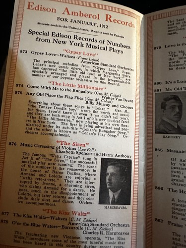 Brochure Edison Records 1912 - Foto 3 di 7