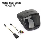 Motorrad RüCklicht Heckleuchte Bremslicht Lampe Schwarz Matt Weiß
