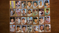BOSTON RED SOX 1962 TOPPS TEAM SET (28) HIGH #s,EX/EXMT/NM, YASTRZEMSKI 3rd YEAR