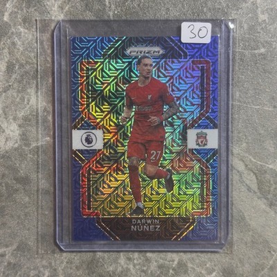 Darwin Nunez /16 Blue Mojo 2022-23 Panini Chronicles PL Prizm LIVERPOOL