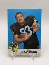 1969 Topps #128 Ben Davidson - Has Crease