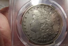1896-S Key Date  Morgan Silver Dollar PCGS  VF Cleaned