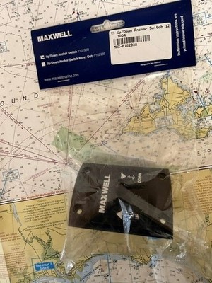 Maxwell Marine #P102938 Windlass Up Down Anchor Switch Remote Panel.