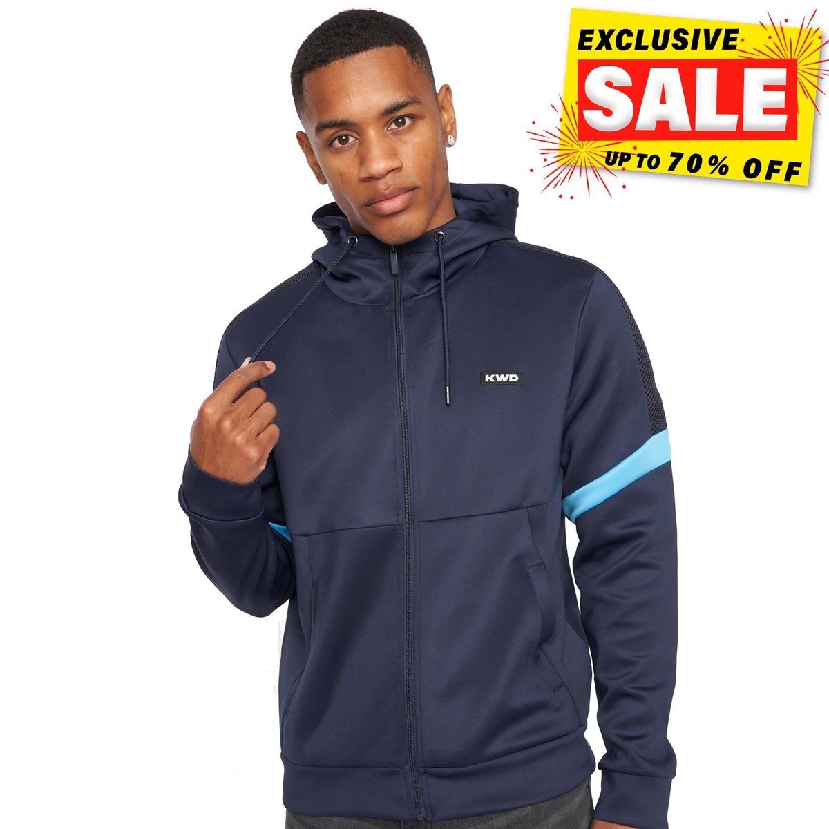 Kings Will Dream Kadar Mens Zip Up Hoodie Casual Comfort