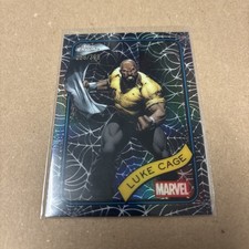 2025 Topps Chrome Marvel - Luke Cage Spider Web Refractor 256/399 #111