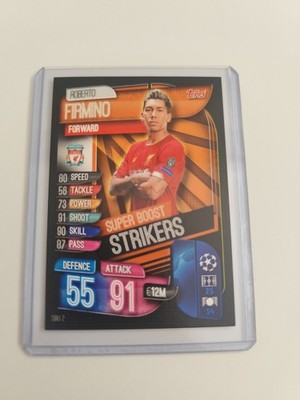 Match Attax 2019/20 UK Roberto Firmino Super Boost Strikers #SBU2 Liverpool