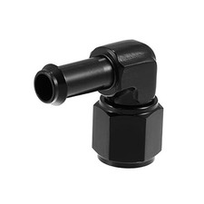 6AN Female Fuel Hose Fitting Adapter 90 Degree AN6 to 3/8" Swivel Hose Barb