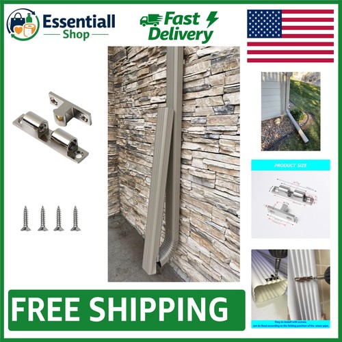 Downspout Extension Retention Clip (8-Pack) – Keeps Your Gutter Tube Secure During Mowing & Yard Work