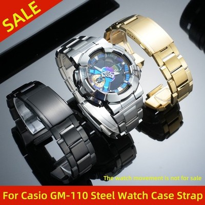 For Casio G-SHOCK GM-110 Watch Mod Kit GM110 Steel Watch Case