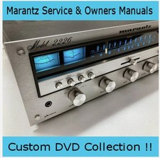 Marantz Ricevitore Sintonizzatore Amplificatore Vintage Servizio Riparazione Personalizzato PDF Computer DVD!!