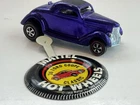 Vintage Redline Hot Wheels Purple ’36 Ford Coupe Classic w/ Button-NICE CAR!!!
