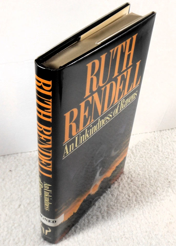 AN UNKINDNESS OF RAVENS [Wexford] - Ruth Rendell (SIGNED 1985 Hardcover 1st UK) - Image 4 of 4