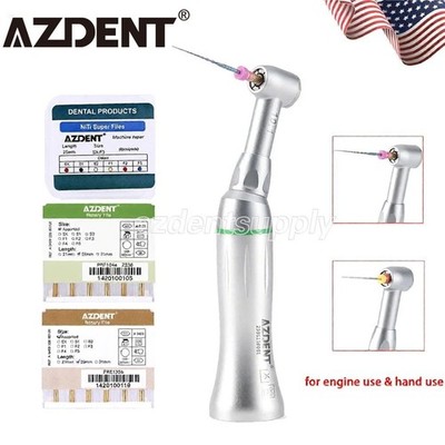 AZDENT Dental Endo 10:1 Reciprocating Contra Angle Handpiece / Niti Rotary Files