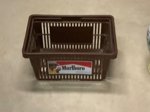 marlboro plastic shopping crate 
