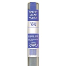 Grafix Clear Acetate Roll 25" x 25 ft.