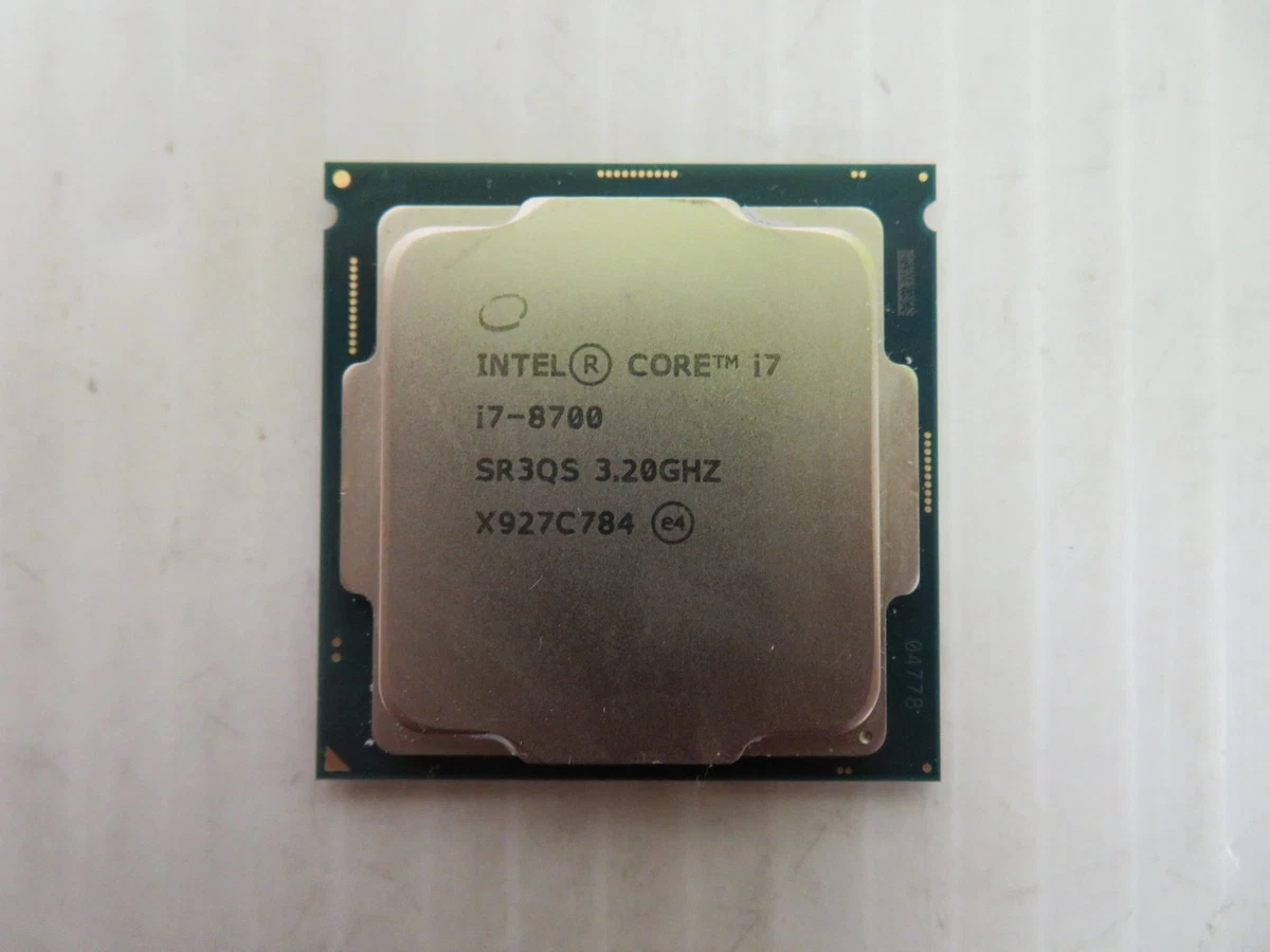 Intel Core i7-8700 Processor Model LGA 1151/H4 Socket Type 6 Core