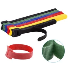 60pcs Reusable Cable Ties 2 Size Adjustable Cable Straps 50pcs 8 Inches 10pcs 6 