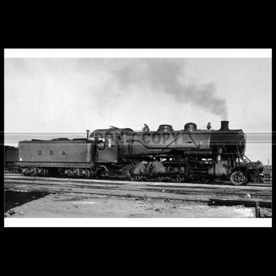 Photo T.000811 LOCOMOTIVE US TRANSPORT CORPS PULLMAN CAMP WW1 TRAIN